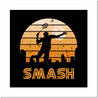 Retro Sunset Smash Posters and Art